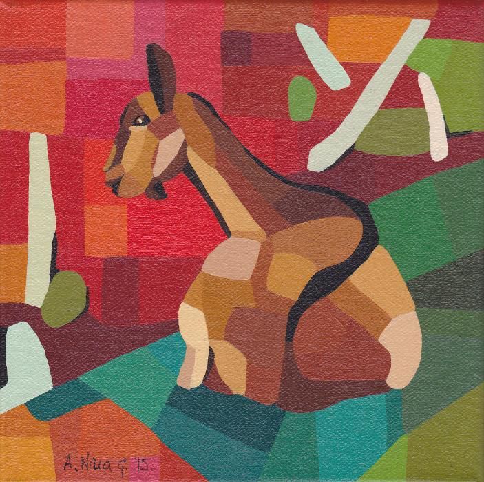 Quadro original "A cabra"