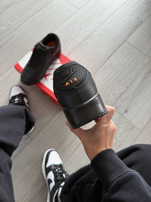 Кросівки осінні Nike Air Max 90 Gore-Tex Black premium | Кроссовки Найк чоловічі