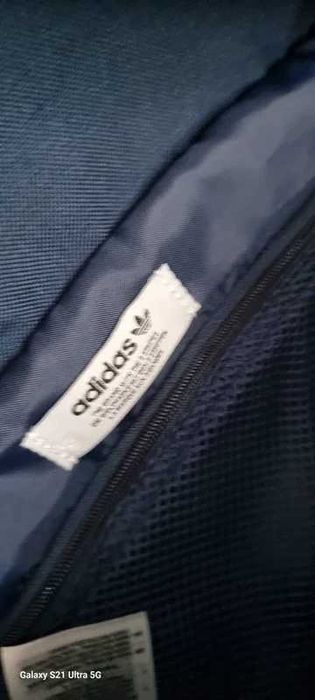 Nerka biodrowa Adidas Andicolor niebieska NOWA