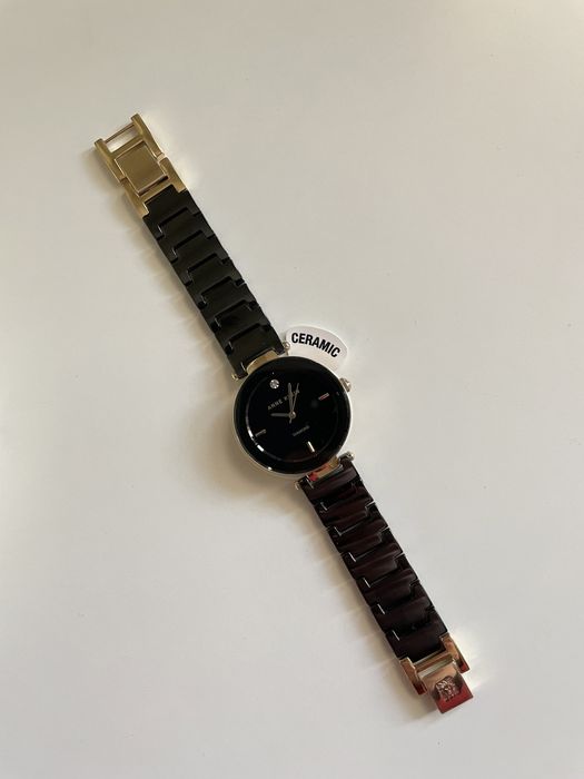 -50%$ Бриллиант часы Anne Klein Diamond  годинник  AK/1018BKBK