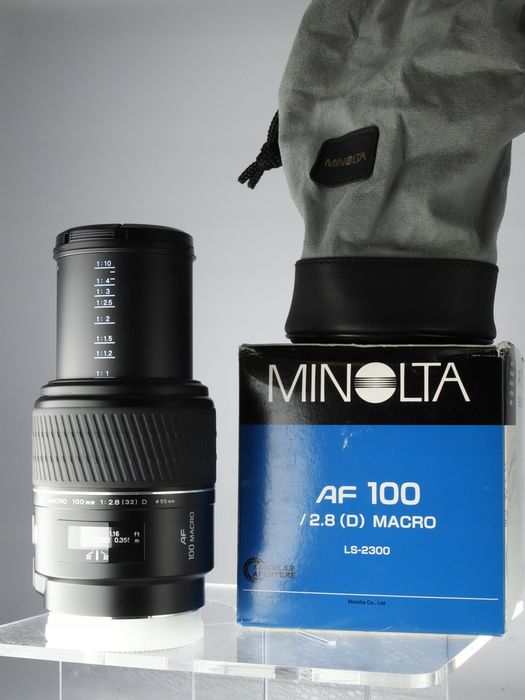 100mm Macro 2.8 D Minolta AF Sony A +pokrowiec Gwarancja 23%VAT