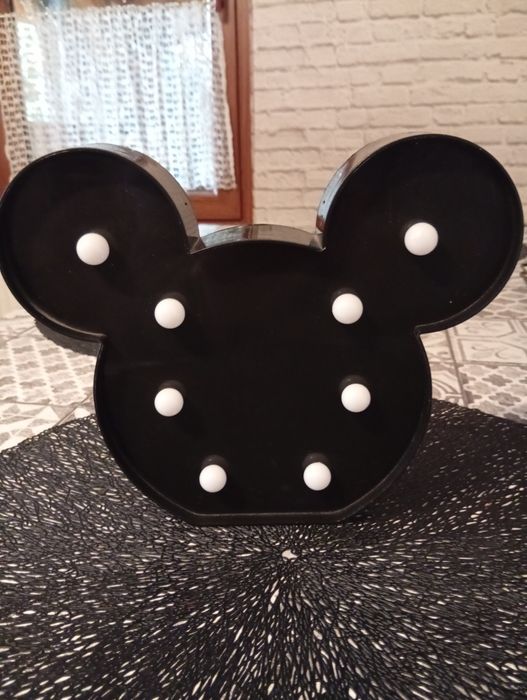 Lampka myszka Miki na baterie