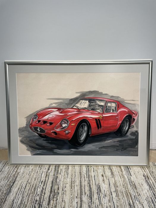 Obraz ręcznie malowany, Ferrari 250 GTO