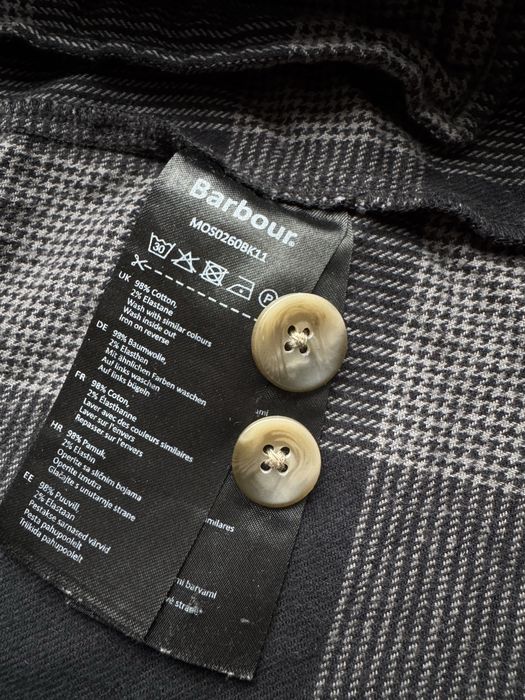 Фланелева сорочка-куртка Barbour Overshirt | Оригінал | Розмір L