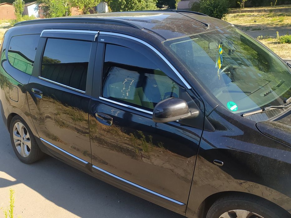 Renault/Dacia Lodgy Вітровики з хромом (4 шт, Niken)