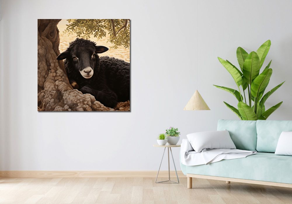 Obraz 100x100cm Spokój w Ciemnościach