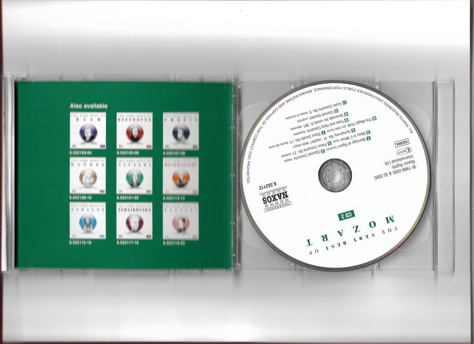 2 CD The very best of Mozart