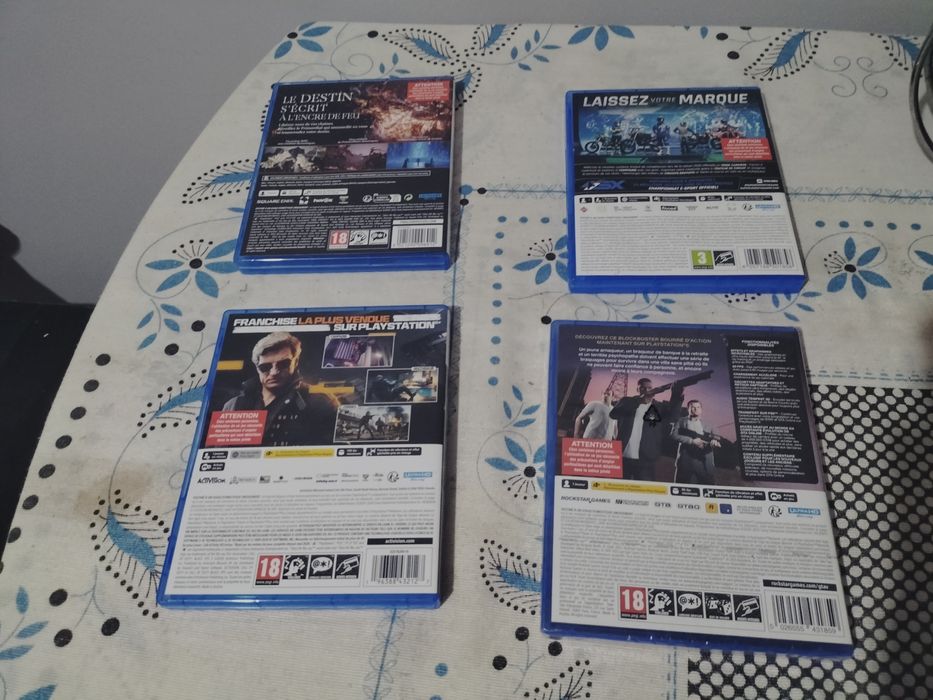 Lote de jogos ps5