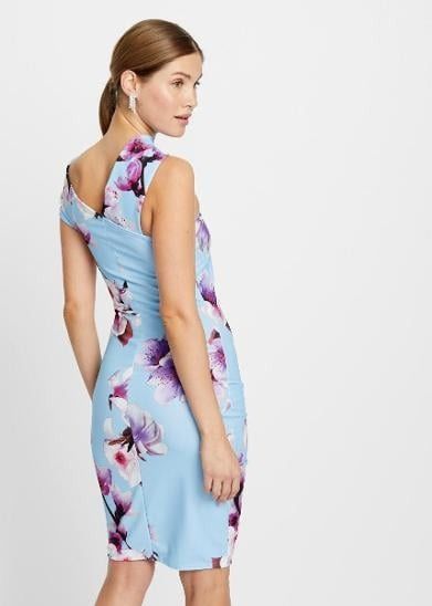 B.P.C sukienka niebieska kwiaty r.40/42