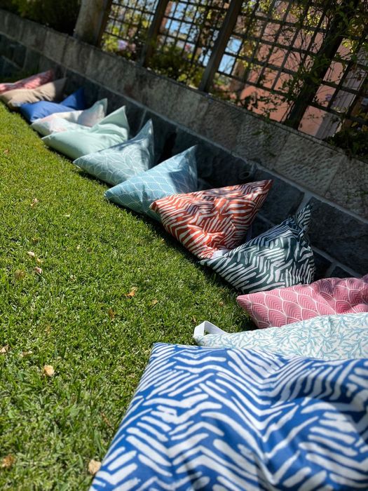 Almofada / Puffs de praia ou jardim TENHO MAIS PADRÕES veja todas as fotografias