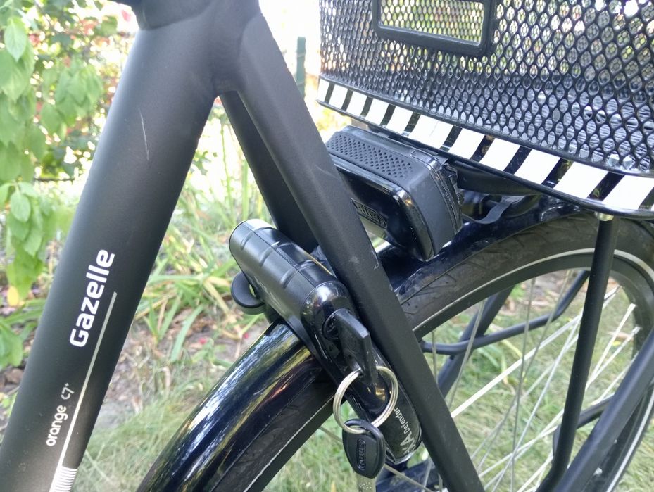 Rower holenderski Gazelle Orange C7+ czarny mat 61