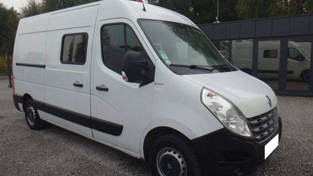 Renault Master  MASTER doka dubel kabina brygadówka ŁADNY klima kamera pdc półki najaz