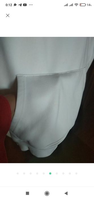 Белое худи унисекс оверсайз плюс сайз Xl/3XL