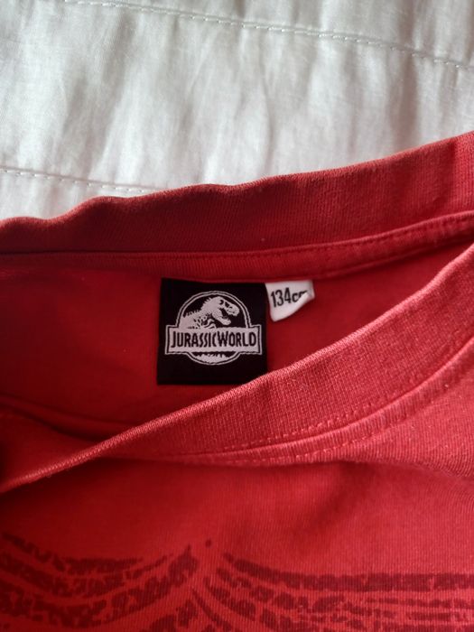 Bluzka chłopięca długi rękaw 134 jurassic park