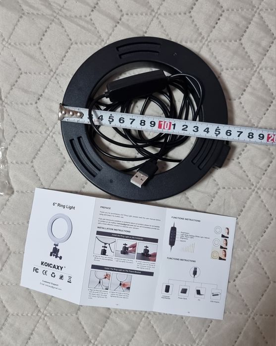 Кільцева лампа KOICAXY 6" Ring Light.