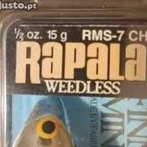 Amostra nova de pesca da marca Rapala, modelo weedless RMS-7 *