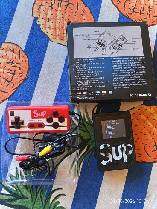Consola portátil nova 400in1, da para ligar a  TV, podem jogar 2 pesso