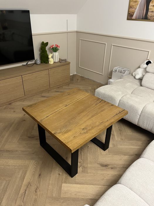 Stolik kawowy dębowy solidny