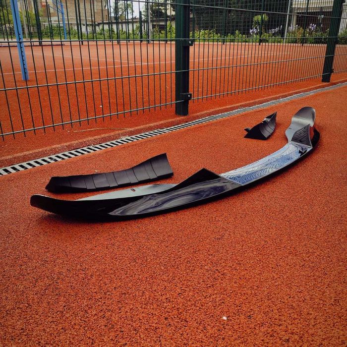 Сплиттер на BMW X5 F15 ЦЕЛЬНЫЙ диффузор пороги губа спойлер cплiтер