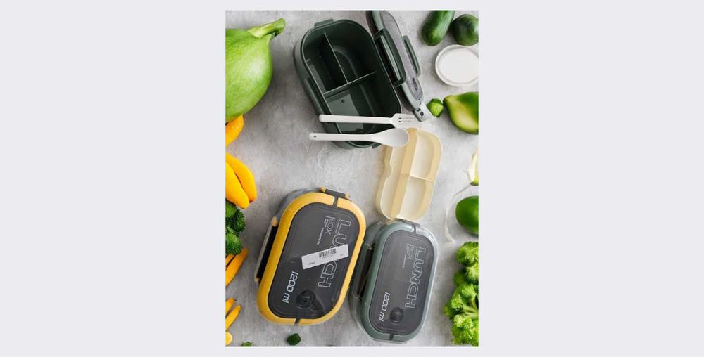 Pojemnik termiczny LunchBox Śniadaniówka Organizer na żywność Kubek