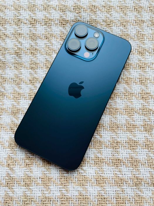IPHONE 15 PRO MAX 512Gb АКБ 94% Відм. Blue Titanium NEVERLOCK ( 15480)