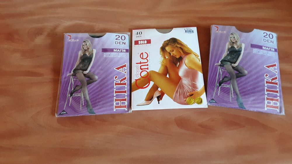 Жіночи колготи Conte Elegant 40 Den 100 грн та колкоти Ніка 100 грн