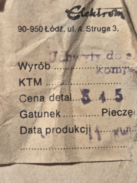 Uchwyty na szklanki 6 szt. Oryginał ł PRL