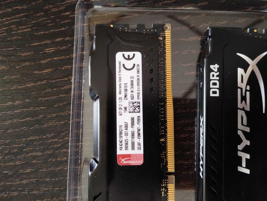 Оперативна пам'ять HyperX Fury 16GB (2x8GB) DDR4 2400MHz CL15