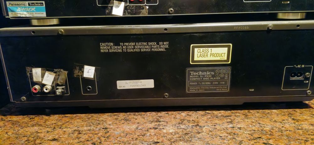 Zestaw Audio Technics Hi-Fi: Deck RS-TR515 + Odtwarzacz CD SL-PS60