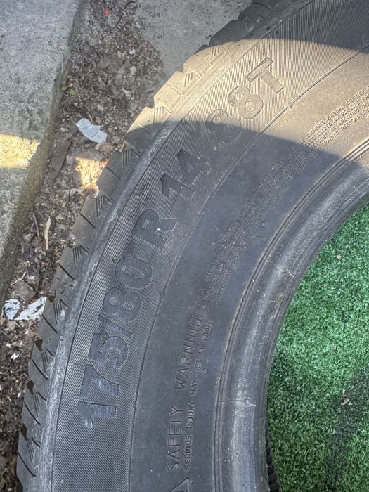 Шини Continental 175/80r14 пара літо склад б/у