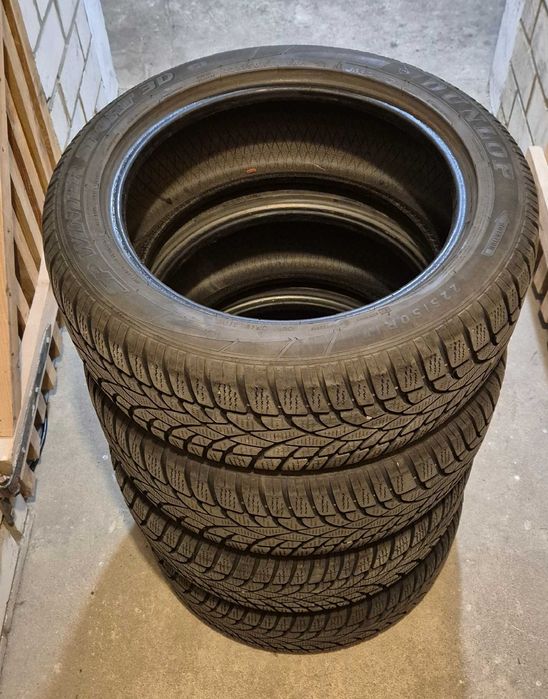 4x Opony zimowe Dunlop 225/50/17 98H, 6/7 mm, Cena za komplet