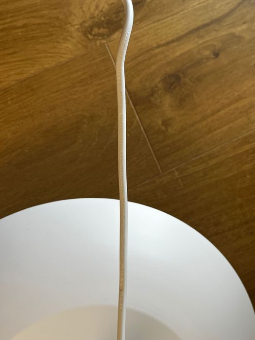 Lampa wisząca retro Aneta Epsilon biała