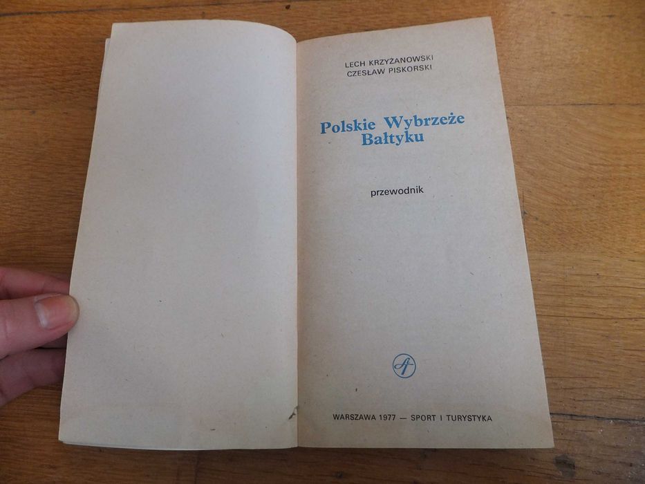 Mapa przewodnik Polskie Wybrzeże Bałtyku 1977 retro turystyka morze