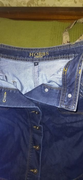 Джинсовая юбка на пуговицах Hobbs