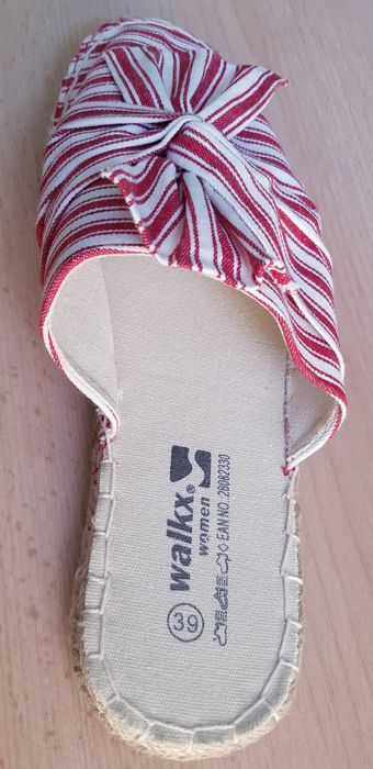 Espadryle damskie- klapki  r.39
