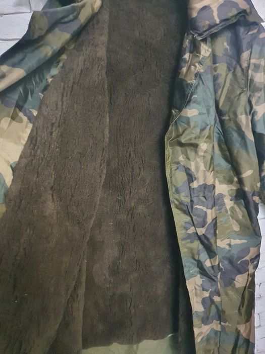 Мужской плащ-пальто зимний на меху, камуфляж,
1 шт. 56 и 1шт