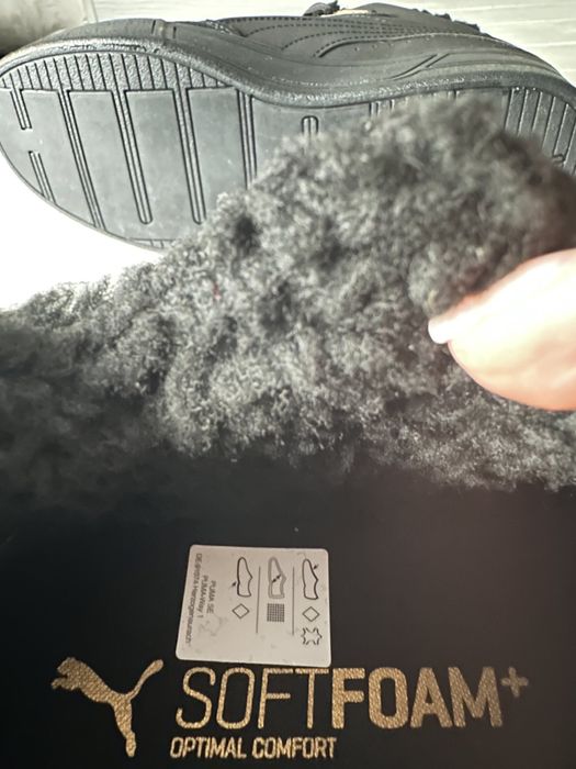 Женские утепленные кроссовки puma skye demi teddy