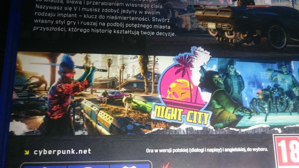 Cyberpunk 2077 ps4 PL playstation 4 GTA spiderman Wiedźmin far cry
