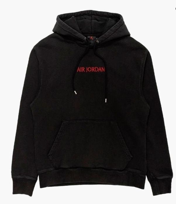 Худі без флісу UNISEX Air Jordan Wordmark Black Dv6463-010