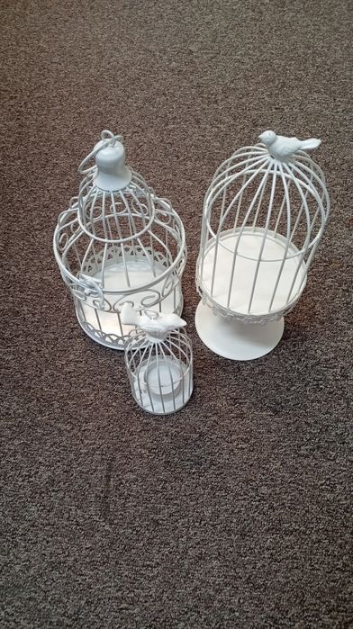 Klatki dekoracyjne ozdoby ślub chrzest komunia shabby Chic boho