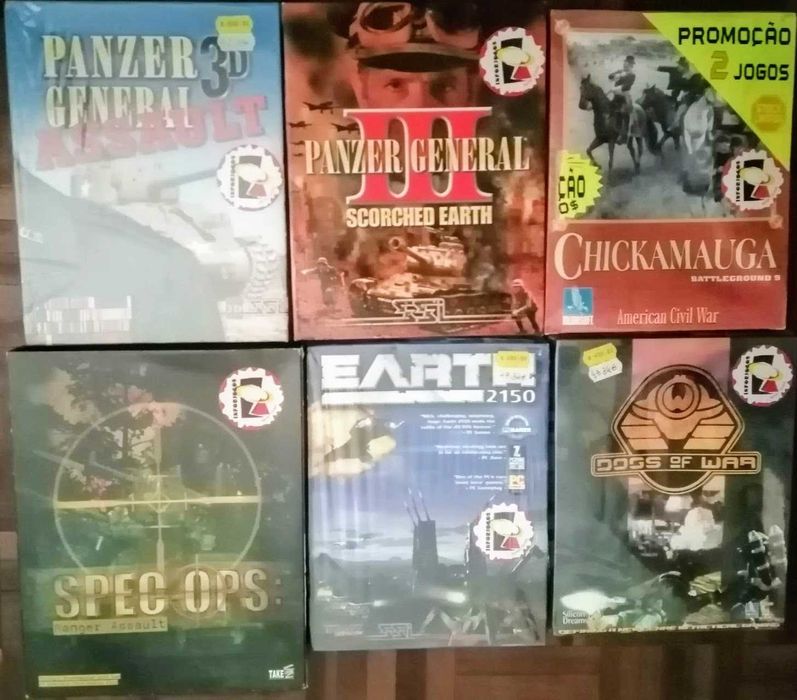 Jogos NOVOS p/ PC - Caixa Grande - Últimas unidades