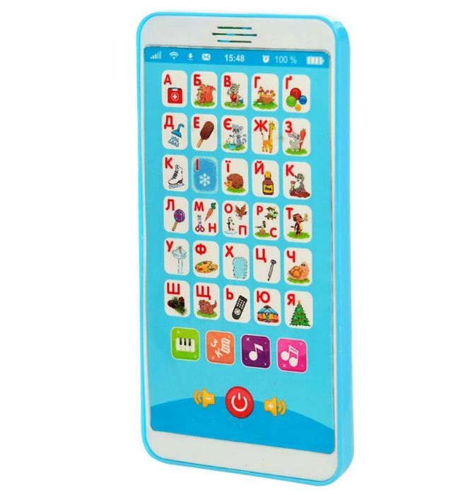 Інтерактивний телефон абетка Limo toy М 3674,укр.м,смартфончик алфавіт,детский мобильный телефон,дитячий мобільний телефон алфавіт дитячий телефончик