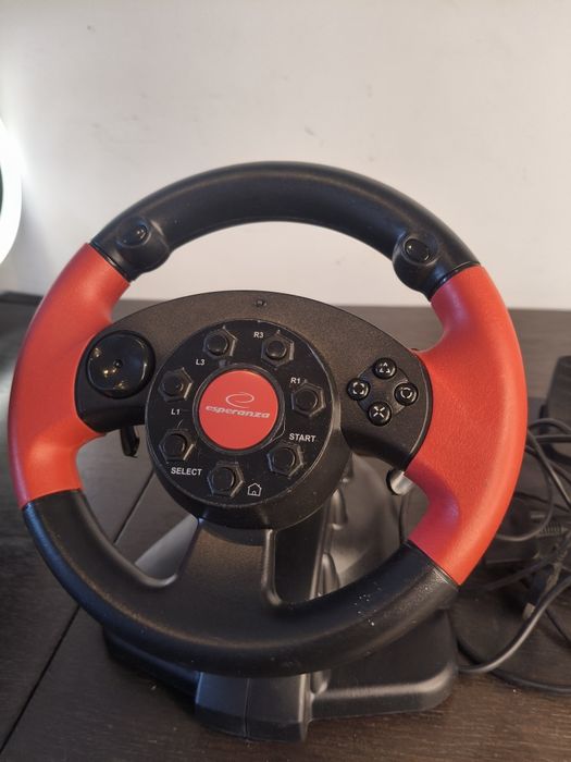 Kierownica do gier PlayStation Esperanza plus pedały