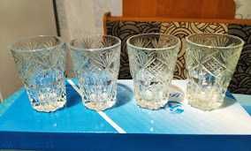 Стаканы   хрусталь времен  СССР