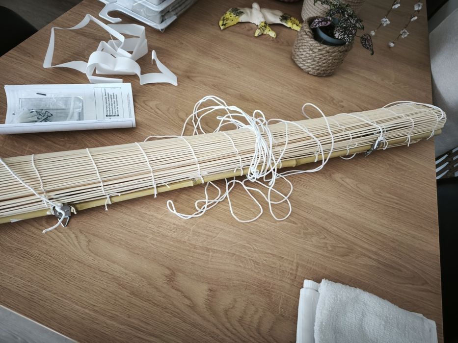 Estore de bambu nunca usado