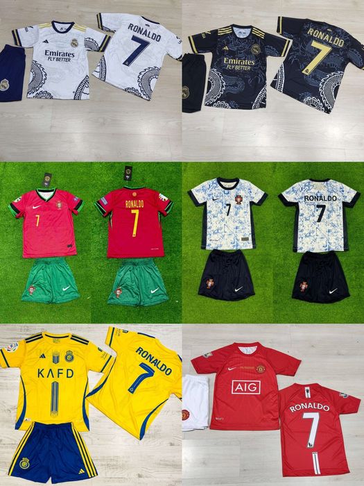 Футбольна форма Рональдо -ФК"Аль-Наср", Португалія,Реал Мадрид , Ювент