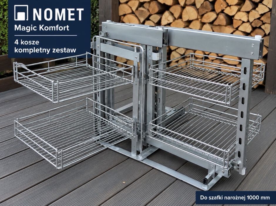 Magic Komfort W 6000-1000 kosz narozny cargo 4 półki Nomet