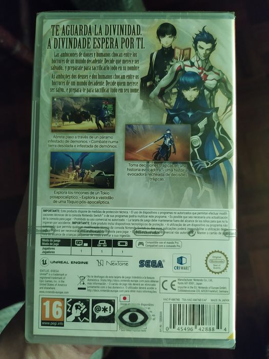Shin megami tensei v 5 novo e selado nintendo switch