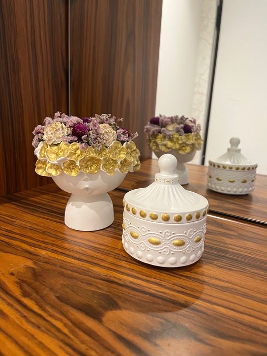 Conjunto boneca e porta jóias