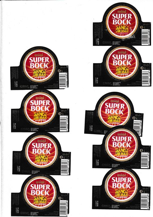 Rotulos de cerveja Super-Bock